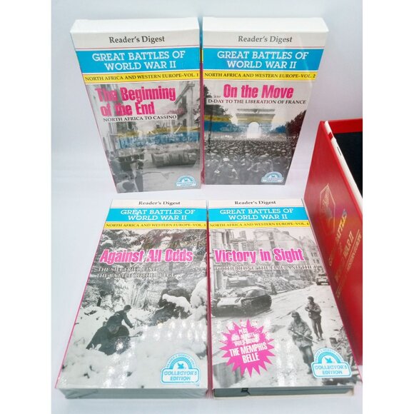 Great Battles Of World War II VHS Box Set Europe Vol 1-4 Readers Digest Video - Picture 14 of 14